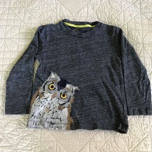 Mini Boden long-sleeved t, size 5